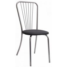 Стул Marco хром, серая кожа V-28 для кухни Стул Marco хром, серая кожа V-28 для кухни