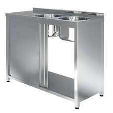 Стол-тумба Assum СПКБ-18/6 (1800х600х850) (2 ванны справа)