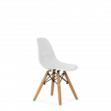 Стул детский Barneo N-1 Eames Style белый для кухни Стул детский Barneo N-1 Eames Style белый для кухни