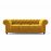 Диван Chesterfield Lux трехместный желтый