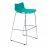 Барный стул Батнер пластик голубой
