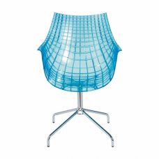 Стул Меридиан голубой прозрачный Стул Меридиан голубой прозрачный