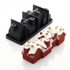 Форма силиконовая Pavocake 3D 'Chalet' 250x83xh 90mm, 1230 ml, силикон KE078S