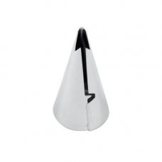 Насадка 'Волна' 25мм h36мм, нержавеющая сталь BX0027