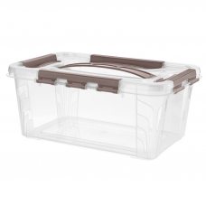 Контейнер 4,2л (29х19см h12,4см) с замками, с крышкой, с ручкой, п/п 433234114 Контейнер 4,2л (29х19см h12,4см) с замками, с крышкой, с ручкой, п/п 433234114