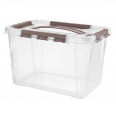 Контейнер 6,65л (29х19см h18см) с замками, с крышкой, с ручкой, п/п 433234214