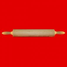 Скалка 50см с вращающимися ручками, бук skalka500