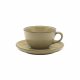 Пара чайная FLAT Shape OCRE (чашка 200мл и блюдце 14,5см) Oxford 141354