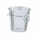 Ведро для льда d14см h14см 1,5л, нержавеющая сталь IB23