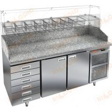 Стол холодильный для пиццы HICOLD PZ4-11/GN 6R Стол холодильный для пиццы HICOLD PZ4-11/GN 6R