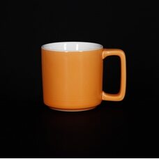 Кружка «Corone Caffetteria» 200 мл оранжевый KM