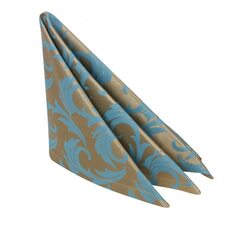 Салфетка 45х45 см «Мати» голубая с золотом Салфетка 45х45 см «Мати» голубая с золотом