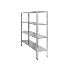 Стеллаж кухонный Luxstahl СР-1800х2000х400/4 нерж
