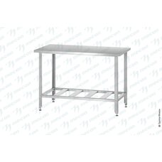 Стол производственный СПРн - 600*800*860 Norma Inox с полкой-решеткой