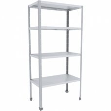 Стеллаж СТАНДАРТ СКК-9/5 СЦК-С 900х500х18501870 мм полки нерж, каркас оцинк Стеллаж СТАНДАРТ СКК-9/5 СЦК-С 900х500х18501870 мм полки нерж, каркас оцинк