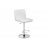Барный стул Paskal white / chrome Барный стул Paskal white / chrome