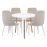 Обеденная группа Уин 80 white / beige Обеденная группа Уин 80 white / beige