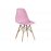 Пластиковый стул Eames PC-015 light pink, (коробка 4 шт.)