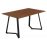 Стол Kont 120 dark walnut Стол Kont 120 dark walnut