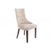 Стул Elegance dark walnut / fabric cream