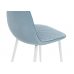 Стул на металлокаркасе Capri blue / white Стул на металлокаркасе Capri blue / white