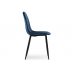 Стул на металлокаркасе Capri dark blue / black Стул на металлокаркасе Capri dark blue / black