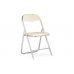 Стул на металлокаркасе Fold 1 складной beige / chrome