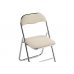 Стул на металлокаркасе Fold 1 складной beige / chrome