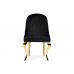 Стул на металлокаркасе Gustav black / gold Стул на металлокаркасе Gustav black / gold