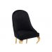 Стул на металлокаркасе Gustav black / gold Стул на металлокаркасе Gustav black / gold