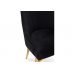 Стул на металлокаркасе Gustav black / gold Стул на металлокаркасе Gustav black / gold
