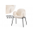 Стул на металлокаркасе Kalipso white / black Стул на металлокаркасе Kalipso white / black
