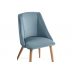 Стул на металлокаркасе Morgan light blue / wood Стул на металлокаркасе Morgan light blue / wood