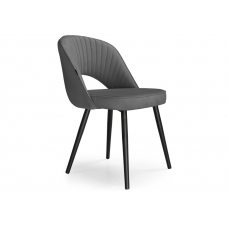 Стул на металлокаркасе Сандвикен черный / velutto 32 Стул на металлокаркасе Сандвикен черный / velutto 32
