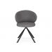 Стул на металлокаркасе Solomon крутящийся gray / black